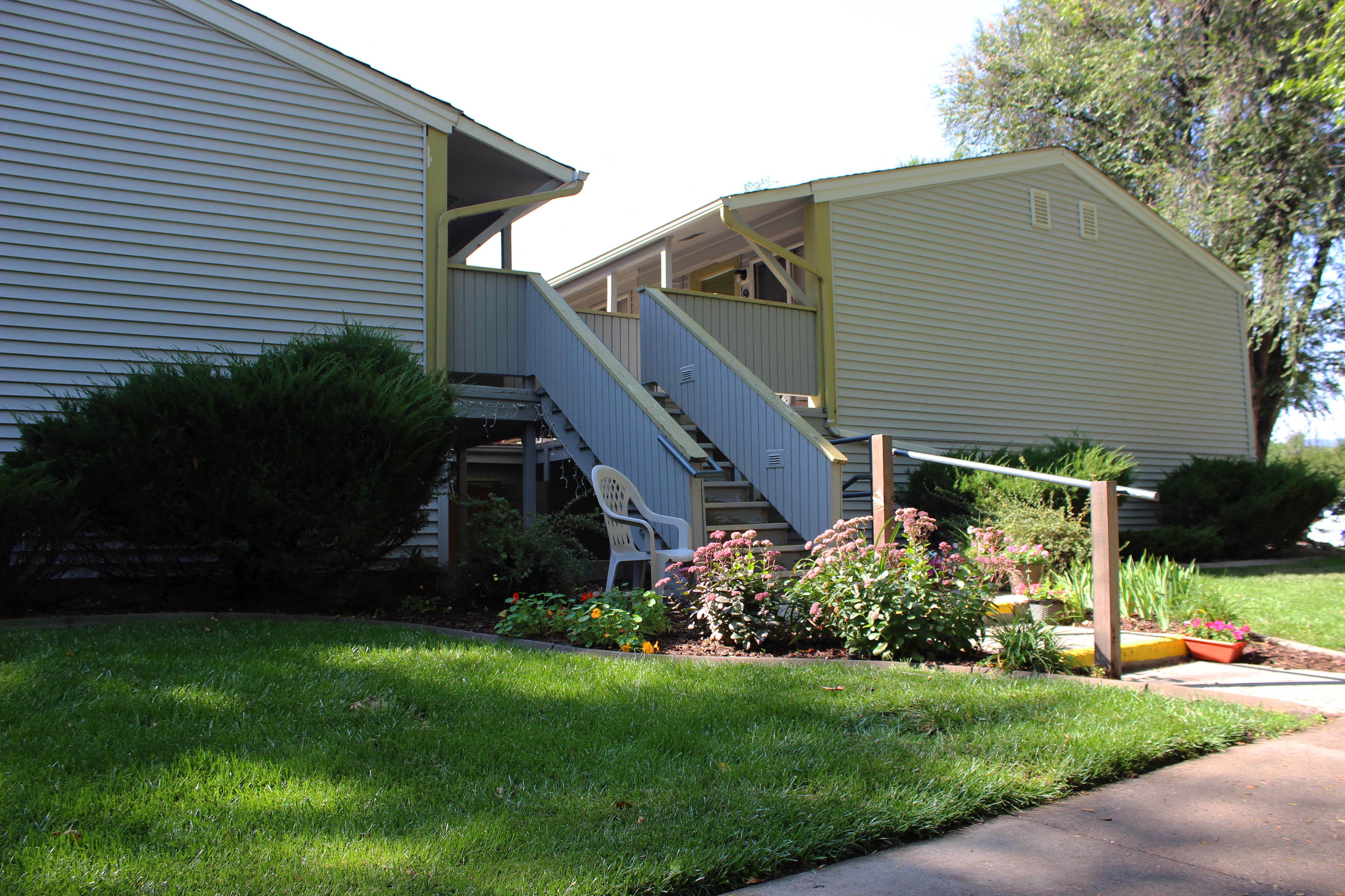 Village on Bryan exterior shows greenery around the property
